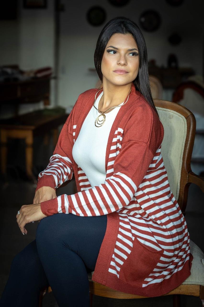 Cardigan em Mousse Frésia - Imagem 2