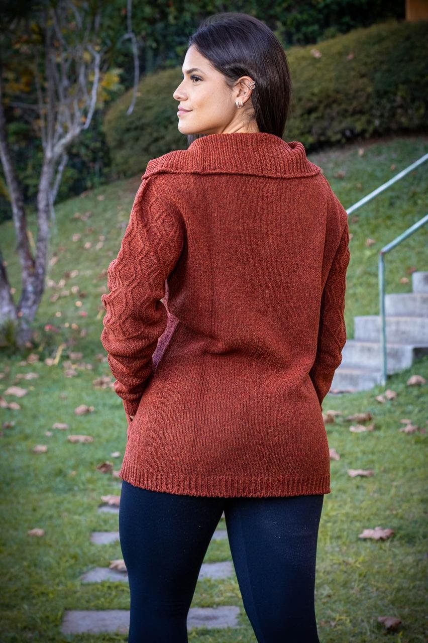 Cardigan em Mousse Prímula - Imagem 2