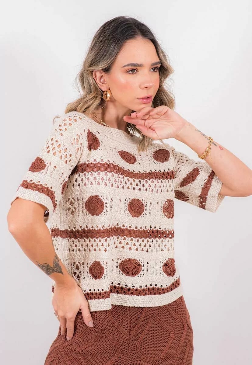 Blusa em tricô - img 2