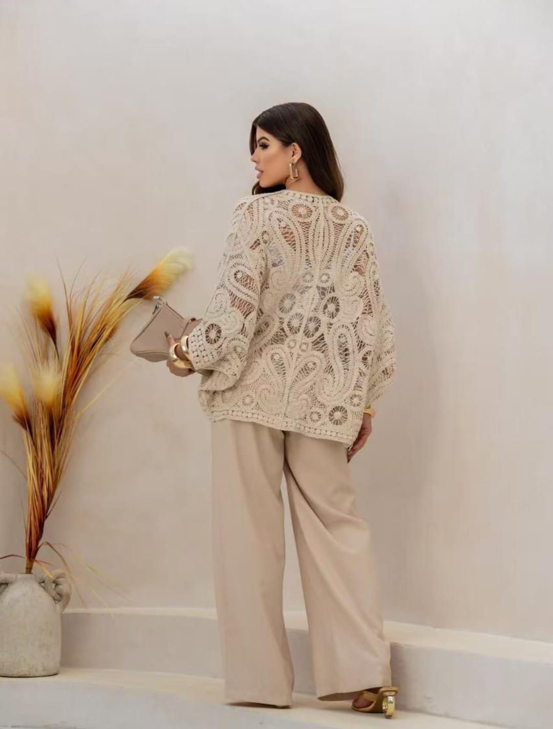 Cardigan Angélica em Crochê - Imagem 2