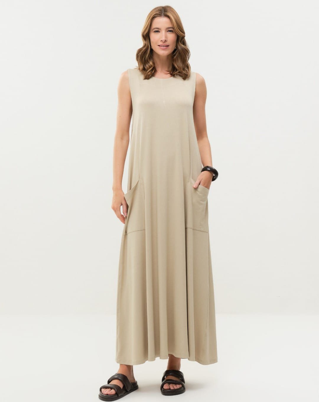 Vestido MIDI Lírio em Malha - Imagem 2