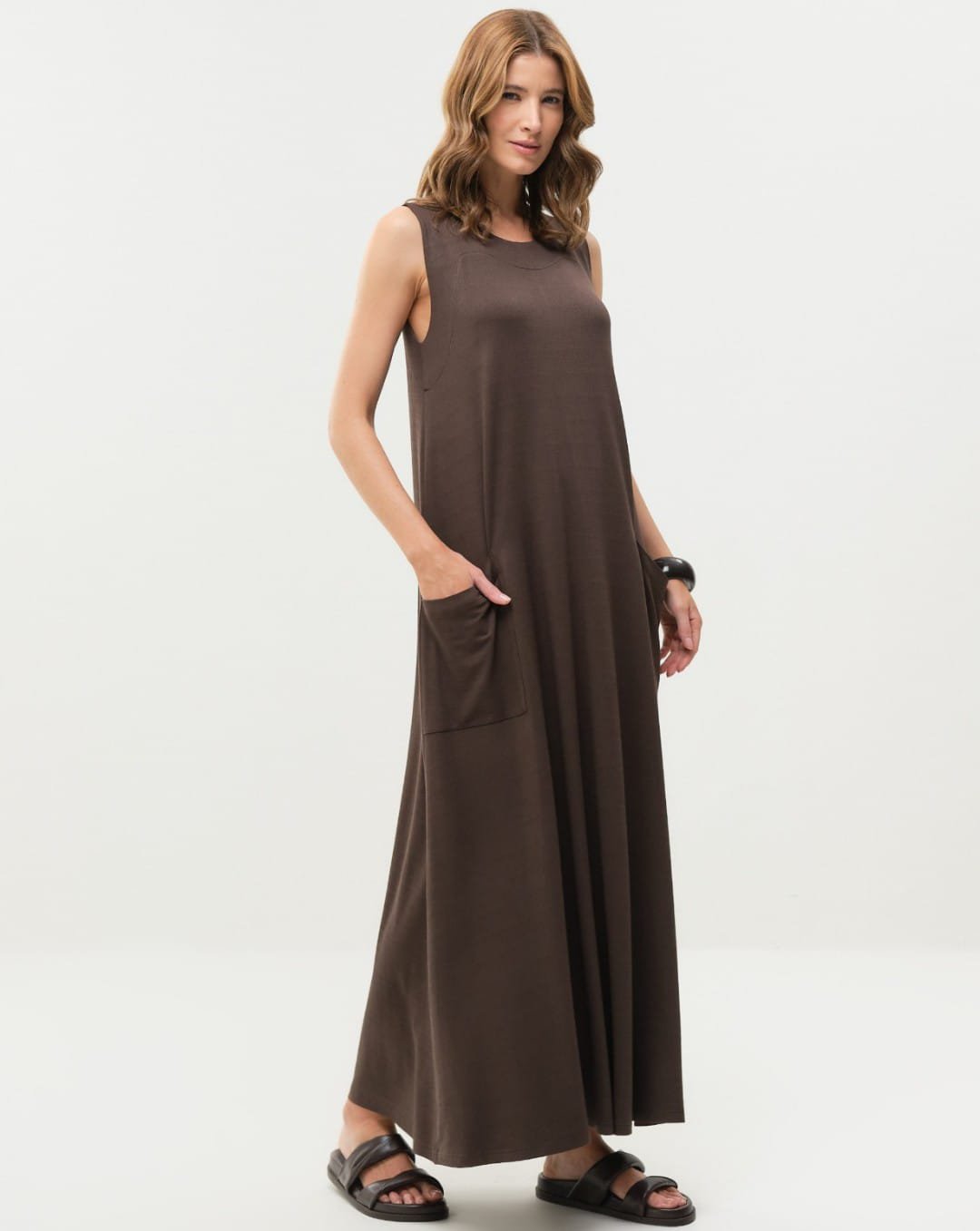 Vestido MIDI Lírio em Malha - Imagem 3